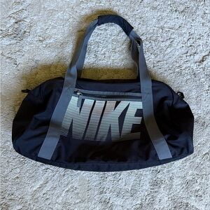 Nike black duffle bag gym bag